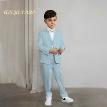 Charger l'image dans la galerie, Costume 3 pièces Veste Gilet et Pantalon - ALEJANDRO Bleu ciel - Collection Elégance - 2 ans au 14 ans