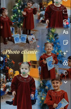 Charger l'image dans la galerie, Robe Velours Noeuds Brodés - 2 ans au 6 ans