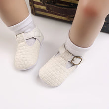 Charger l'image dans la galerie, Chaussure Cérémonie Effet Cuir Tressé - 0 au 18 mois