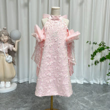 Charger l'image dans la galerie, Robe Cérémonie Styliste GIULIA - Blanc ou Rose - 2 ans au 12 ans