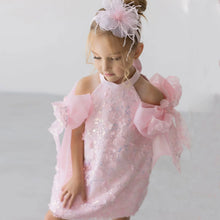 Charger l'image dans la galerie, Robe Cérémonie Styliste GIULIA - Blanc ou Rose - 2 ans au 12 ans