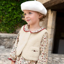 Charger l'image dans la galerie, Robe Liberty MATHILDE et son Gilet sans manches - 24 mois au 9 ans - Marque D.B.