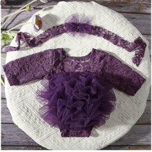 Charger l'image dans la galerie, Ensemble Body Tutu Boule Violet et son Bandeau Noeud - NOUVEAUTE !!!