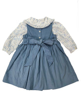 Charger l'image dans la galerie, Ensemble Robe Chasuble en Velours Côtelé et Sa blouse Liberty - 18 mois au 8 ans - Marque YZ.