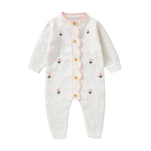 Charger l'image dans la galerie, Combinaison Longue en Laine Florale - Naissance au 18 mois - NOUVEAUTE !!!