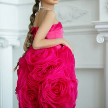 Charger l'image dans la galerie, Robe Cérémonie Styliste PETUNIA - Fuchsia ou Blanc - 2 ans au 12 ans