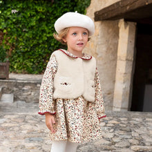 Charger l'image dans la galerie, Robe Liberty MATHILDE et son Gilet sans manches - 24 mois au 9 ans - Marque D.B.
