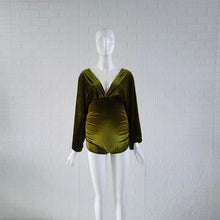 Charger l'image dans la galerie, Body Maternité Velours pour Shooting Photo - 2 Nuances au choix - NOUVEAUTE !!!