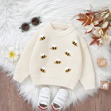 Charger l'image dans la galerie, Chandail en Laine Motif Abeille - 6 mois au 36 mois - NOUVEAUTE !!!