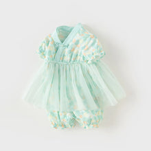 Charger l'image dans la galerie, Robe/Combi courte Liberty - Marque D. B - 12 mois au 36 mois