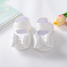 Charger l'image dans la galerie, Chausson de Baptême ou de Cérémonie - Noeud Satin - 0 au 18 mois