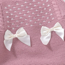 Charger l'image dans la galerie, Combinaison Longue en Laine Violette et Blanche et son Bonnet - Naissance au 18 mois