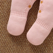 Charger l'image dans la galerie, Combinaison à Pieds en Laine Rose - Naissance au 9 mois - NOUVEAUTE !!