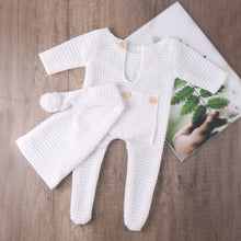 Charger l'image dans la galerie, Ensemble 2 pièces - Combinaison et Bonnet de nuit - 2 Nuances Blanche ou jaune - NOUVEAUTE !!!