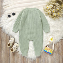 Charger l'image dans la galerie, Combinaison Longue en Laine Verte Motif Hérisson - Naissance au 18 mois - NOUVEAUTE !!!