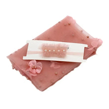 Charger l'image dans la galerie, Accessoires Etole Fleurs 3D Perlée et Bandeau Perlé pour Shooting Photo Bébé - 7 Nuances au choix