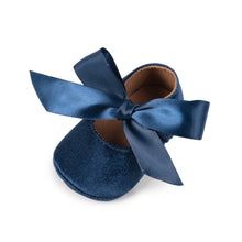 Charger l'image dans la galerie, Chaussure Ballerine Velours Noeud - 0 au 18 mois