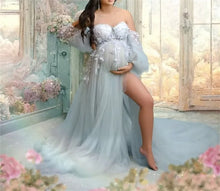 Charger l'image dans la galerie, Robe de maternité Céleste pour shooting photo- Collection Glamour