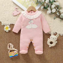 Charger l'image dans la galerie, Combinaison à Pieds en Laine Rose - Naissance au 9 mois - NOUVEAUTE !!