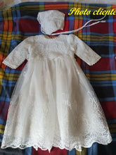 Charger l'image dans la galerie, Robe de Baptême AALIYAH et Son Béguin - 3 mois au 24 mois