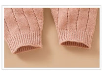 Charger l'image dans la galerie, Combinaison Longue en Laine Rose avec son Bonnet - 3 mois au 18 mois