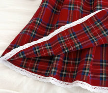 Charger l'image dans la galerie, Robe Smockée en Tartan Rouge - 2 ans au 6 ans
