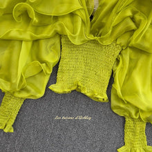 Charger l'image dans la galerie, Chemise Maternité Courte et Smockée Pour Shooting Photo - 3 Nuances au choix
