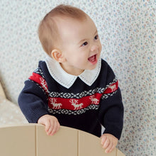 Charger l'image dans la galerie, Combinaison Longue en Laine Motif Cerf - 3 mois au 24 mois - Marque D.B. NOUVEAUTE !!!