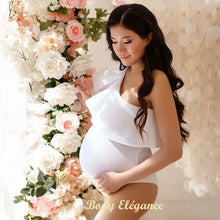 Charger l'image dans la galerie, Body Maternité Elégance Blanc pour Shooting Photo