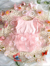 Charger l'image dans la galerie, Ensemble Body Tutu Floral et son Bandeau - 3 Nuances au choix - NOUVEAUTE !!!