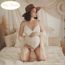 Charger l'image dans la galerie, Body de Maternité en Dentelle Pour Shooting photo