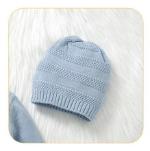 Charger l'image dans la galerie, Combinaison à Pieds en Laine Bleue et son Bonnet - Naissance au 9 mois - N°1 des ventes 2025 !!!