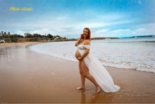 Charger l'image dans la galerie, Robe de Maternité Fendue pour Shooting Photo - 4 Nuances au choix