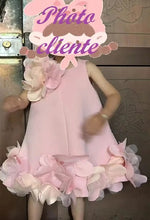 Charger l'image dans la galerie, Robe Cérémonie Styliste MAGNOLIA - Blanche ou Rose - 24 mois au 12 ans