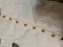 Charger l'image dans la galerie, Combinaison Longue en Laine Blanche et son Bonnet - 3 mois au 18 mois