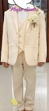 Charger l'image dans la galerie, Costume 3 pièces Veste Gilet et Pantalon - ALEJANDRO Blanc Crème - Collection Elégance - 2 ans au 14 ans