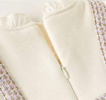 Charger l'image dans la galerie, Robe en Tweed Lilas avec Doublure polaire - 6 mois au 9 ans - Marque D.B.