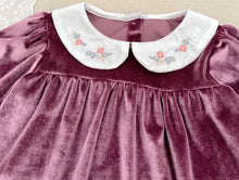 Charger l'image dans la galerie, Robe Velours Mauve ou Vieux Rose - 2 ans au 6 ans