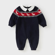 Charger l'image dans la galerie, Combinaison Longue en Laine Motif Cerf - 3 mois au 24 mois - Marque D.B. NOUVEAUTE !!!