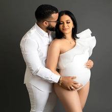 Charger l'image dans la galerie, Body Maternité Elégance Blanc pour Shooting Photo