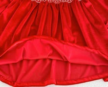 Charger l'image dans la galerie, Robe Smockée Velours Rouge et Petits Noeuds - 2 ans au 6 ans