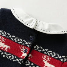 Charger l'image dans la galerie, Combinaison Longue en Laine Motif Cerf - 3 mois au 24 mois - Marque D.B. NOUVEAUTE !!!