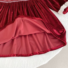 Charger l'image dans la galerie, Robe Velours Bordeaux - 2 ans au 6 ans