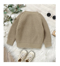 Charger l'image dans la galerie, Cardigan en Laine Marron Motif Hérisson - 6 mois au 36 mois - NOUVEAUTE !!!