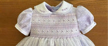 Charger l'image dans la galerie, Robe Body Smockée et Brodée en Plumetis Lilas - 0 au 36 mois