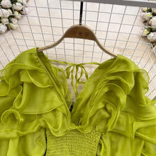 Charger l'image dans la galerie, Chemise Maternité Courte et Smockée Pour Shooting Photo - 3 Nuances au choix