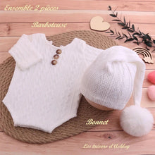 Charger l'image dans la galerie, Ensemble 2 pièces - Barboteuse et Bonnet de nuit pour Photographie