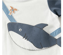 Charger l'image dans la galerie, Barboteuse Combi Short Requin - 0 mois au 24 mois - Marque D.B