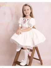 Charger l'image dans la galerie, Robe de Cérémonie CHARLOTTE - Manches Courtes- 2 ans au 12 ans
