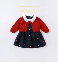 Charger l'image dans la galerie, Robe Gilet LOLITA en velours côtelé - 2 ans au 7 ans - Marque D.B.